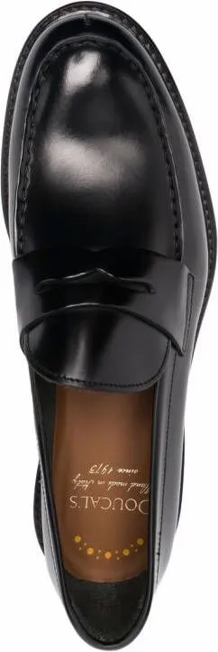 Doucal's horsebit-detail slip-on loafers Black