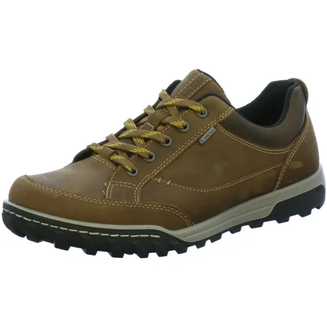 Ecco sporty lace-up shoes for men brown