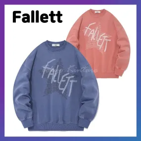 Fallett  |Unisex Street Style Long Sleeves Logo Hoodies & Sweatshirts