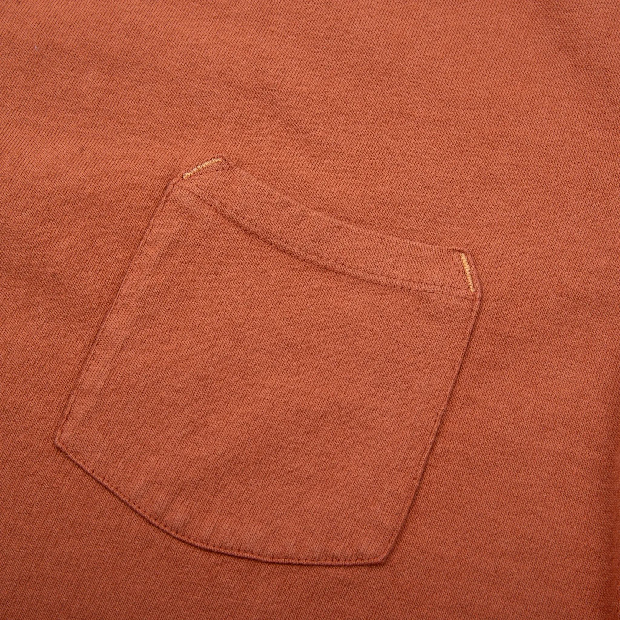 Freenote Cloth 13oz Pocket T-Shirt - Rust