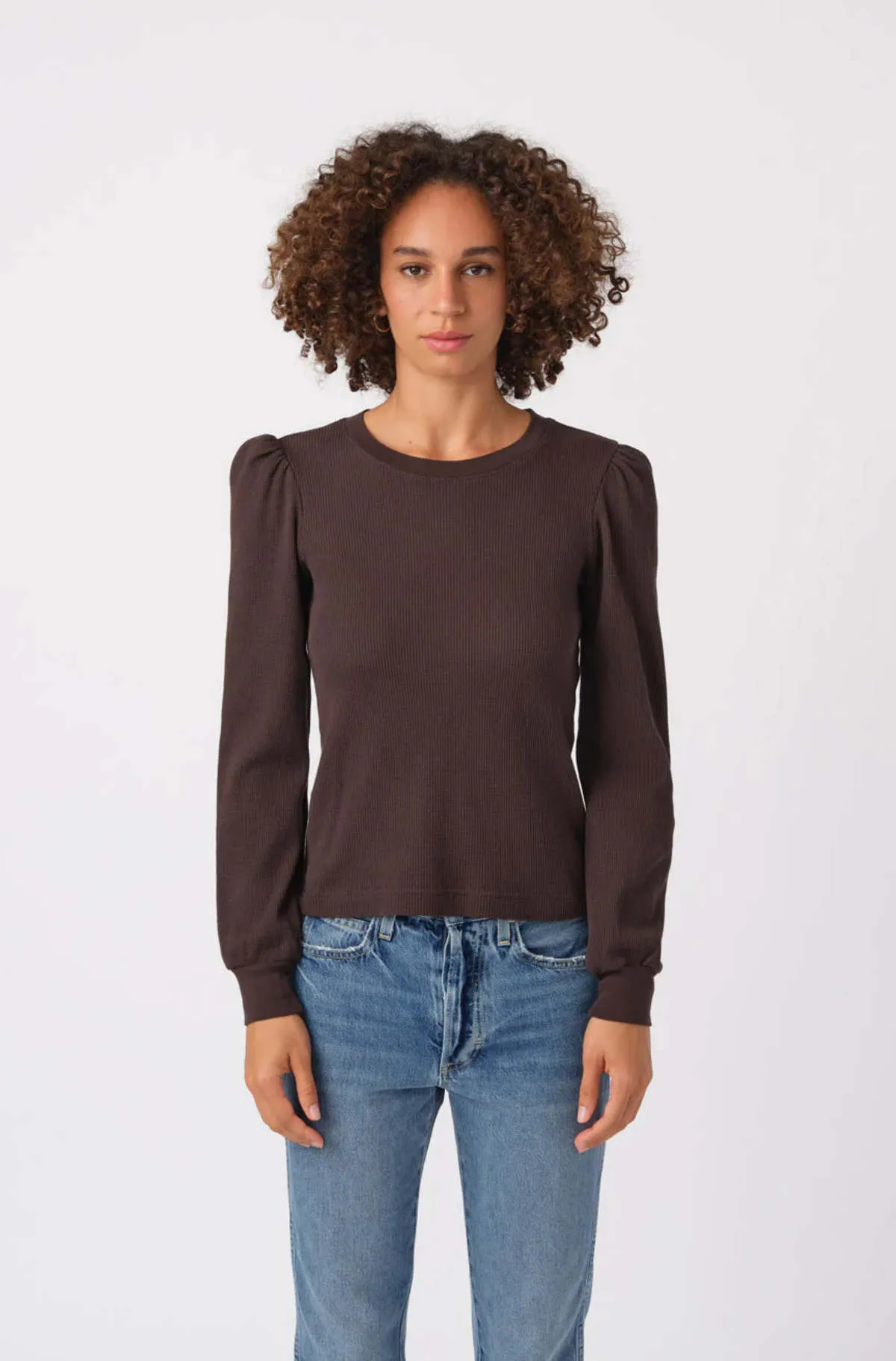 Girly Thermal Sweater - Espresso