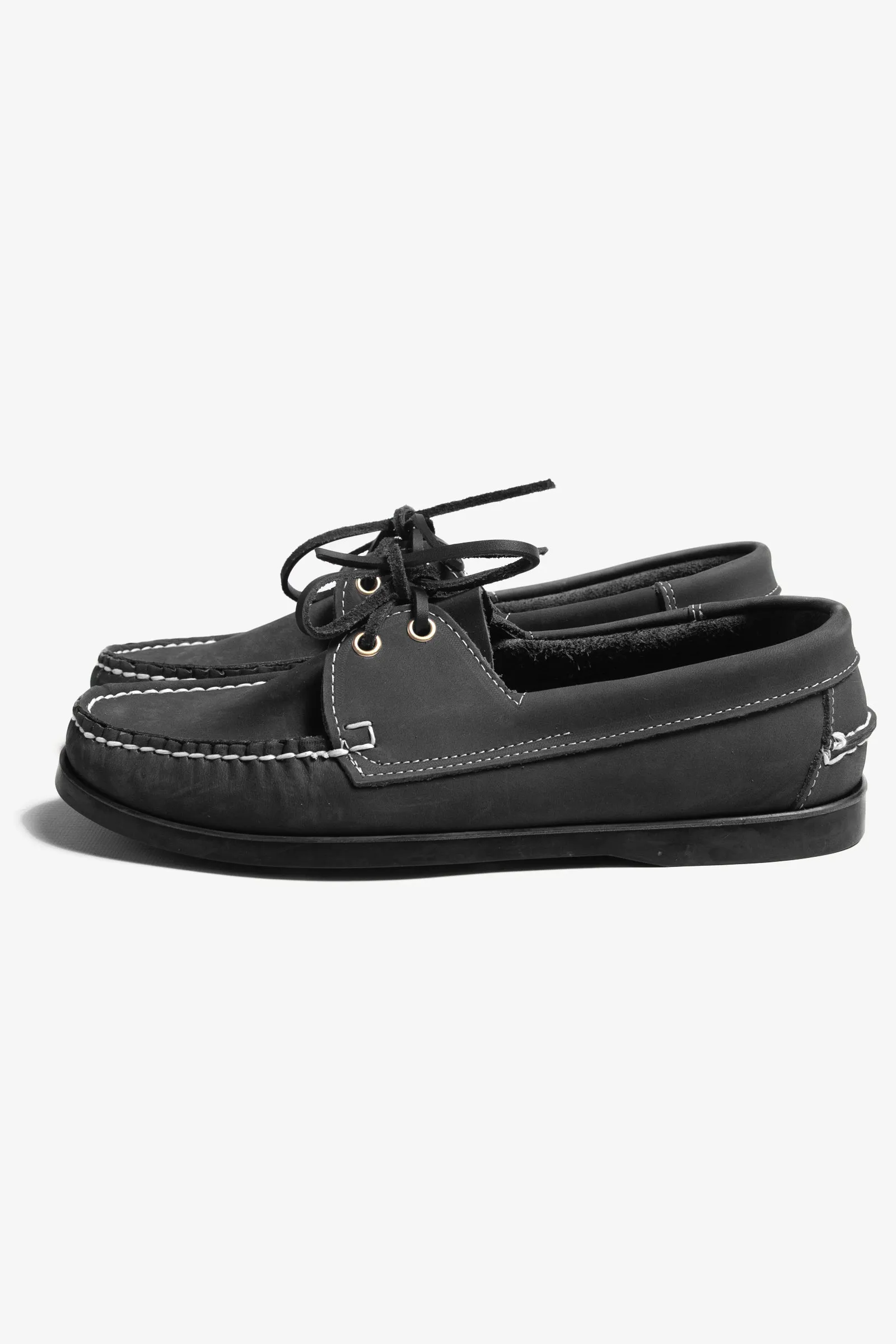 Goodcamp - Deck Loafer Shoes - Black