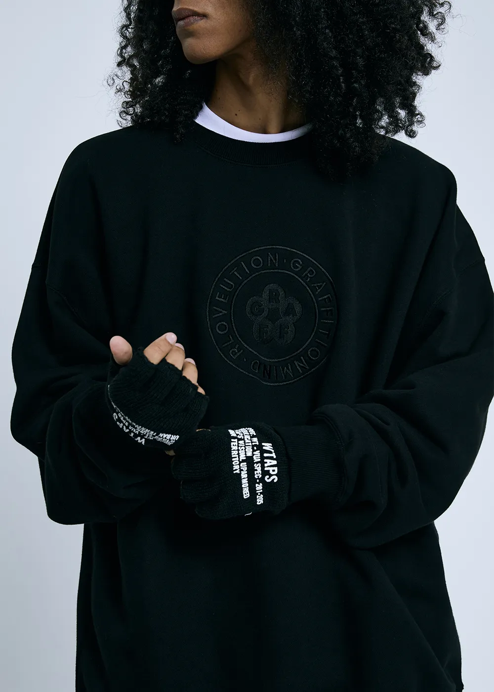 GRAFFITIONMIND  |Unisex Street Style Cotton Logo Hoodies & Sweatshirts