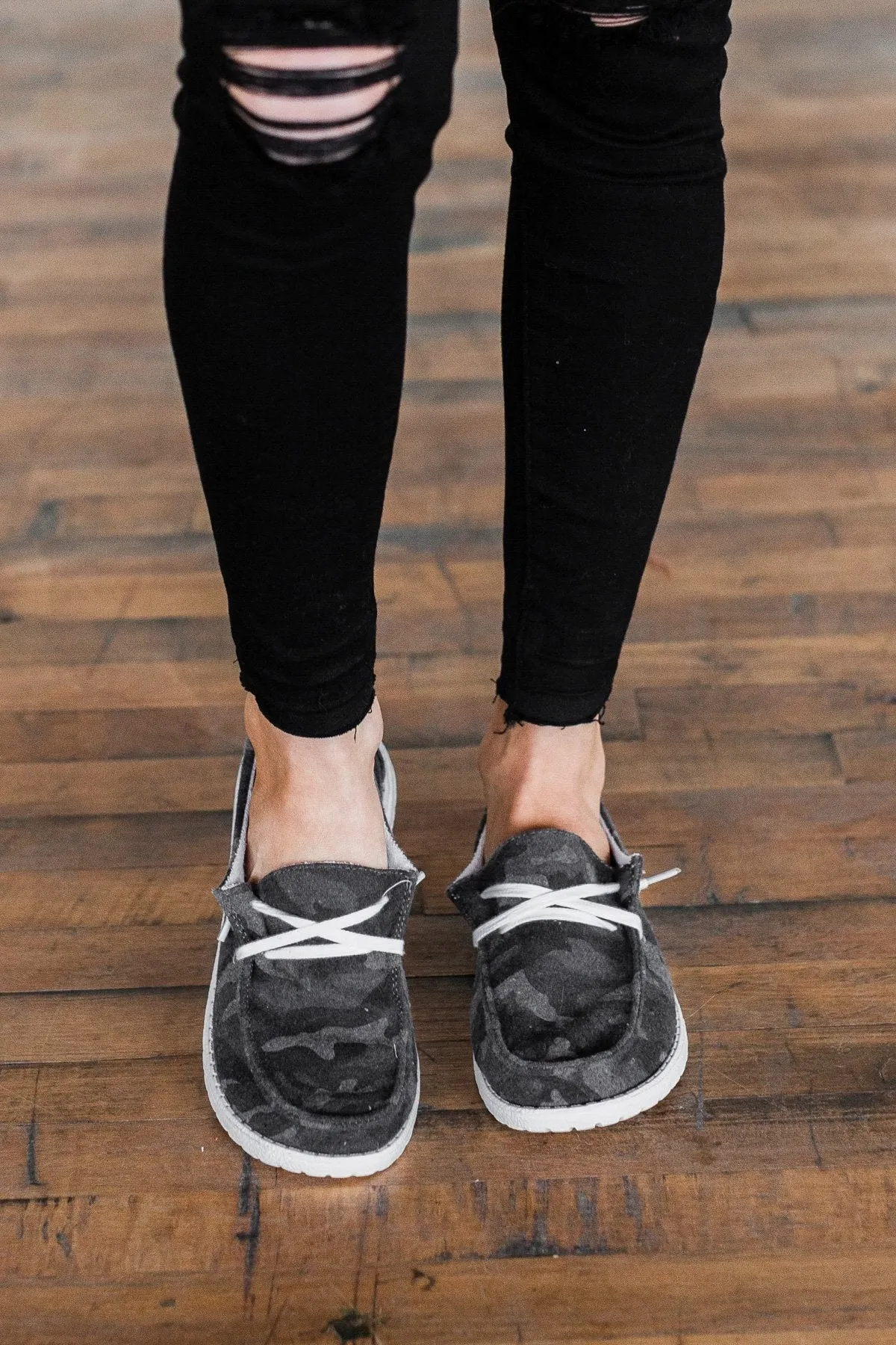 Gypsy Jazz Heather Sneakers- Grey Camo