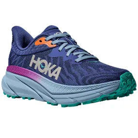 Hoka  Challenger 7 Wide D Womens Trail Running Shoes Evening Sky/Drizzle