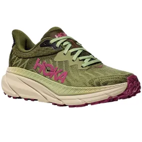 Hoka  Challenger 7 Wide D Womens Trail Running Shoes Forest Floor/Beet Root