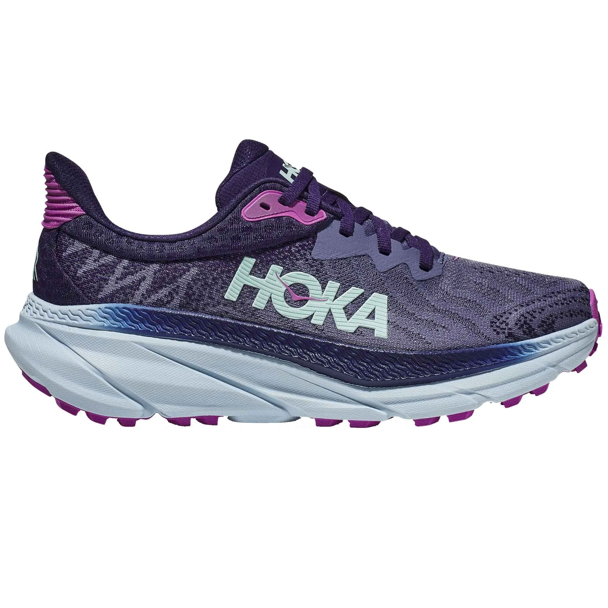 Hoka  Challenger 7 Wide D Womens Trail Running Shoes Meteor/Night Sky