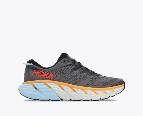 Hoka Mens Gaviota 4 Athletic Shoes- Castletrock/Anthracite