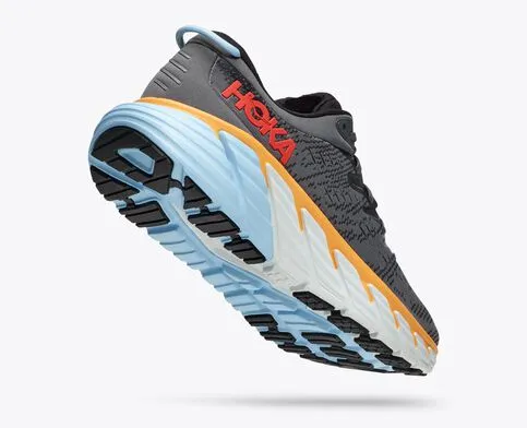 Hoka Mens Gaviota 4 Athletic Shoes- Castletrock/Anthracite