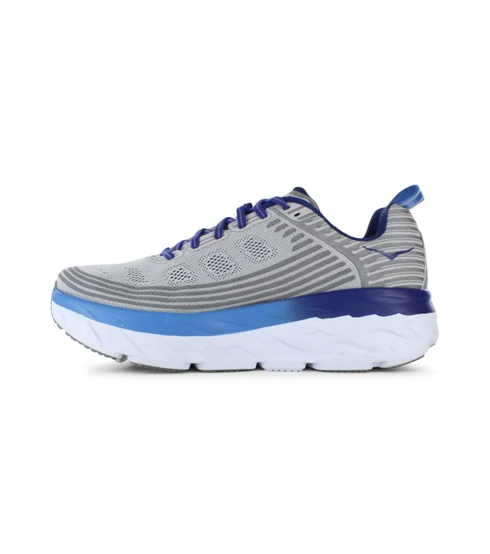 hoka one one bondi 6 (2e) mens vapor blue frost gray