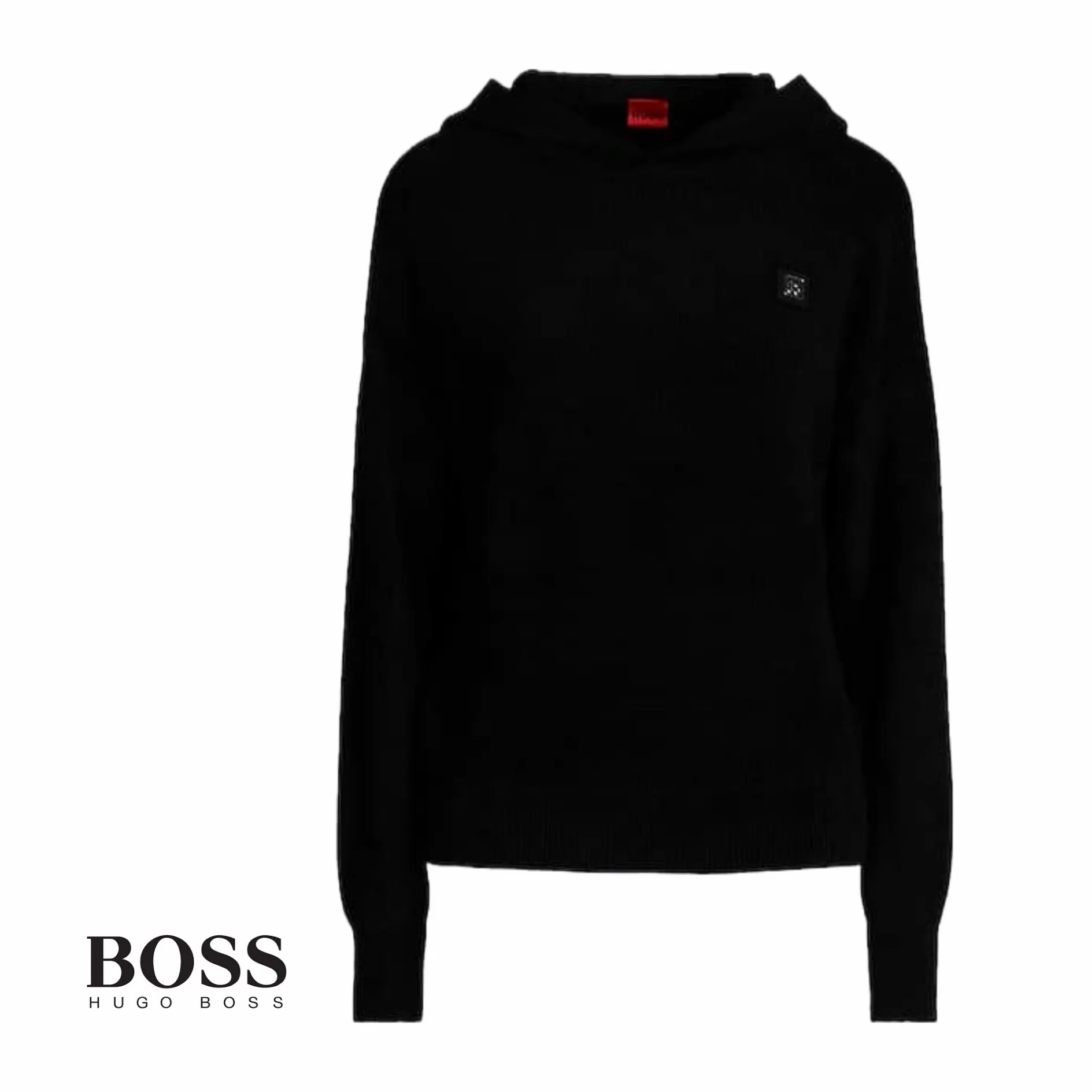 Hugo Boss  |Nylon Long Sleeves Plain Logo Hoodies & Sweatshirts