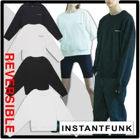 INSTANTFUNK  |Unisex Street Style Logo Hoodies & Sweatshirts