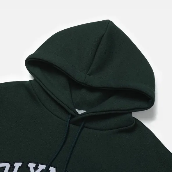 IONSEOUL  |Unisex Street Style Plain Cotton Oversized Logo Hoodies