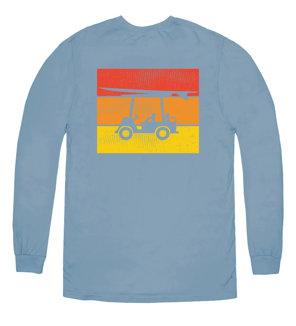 Island Tee - Long Sleeve Logo - Slate