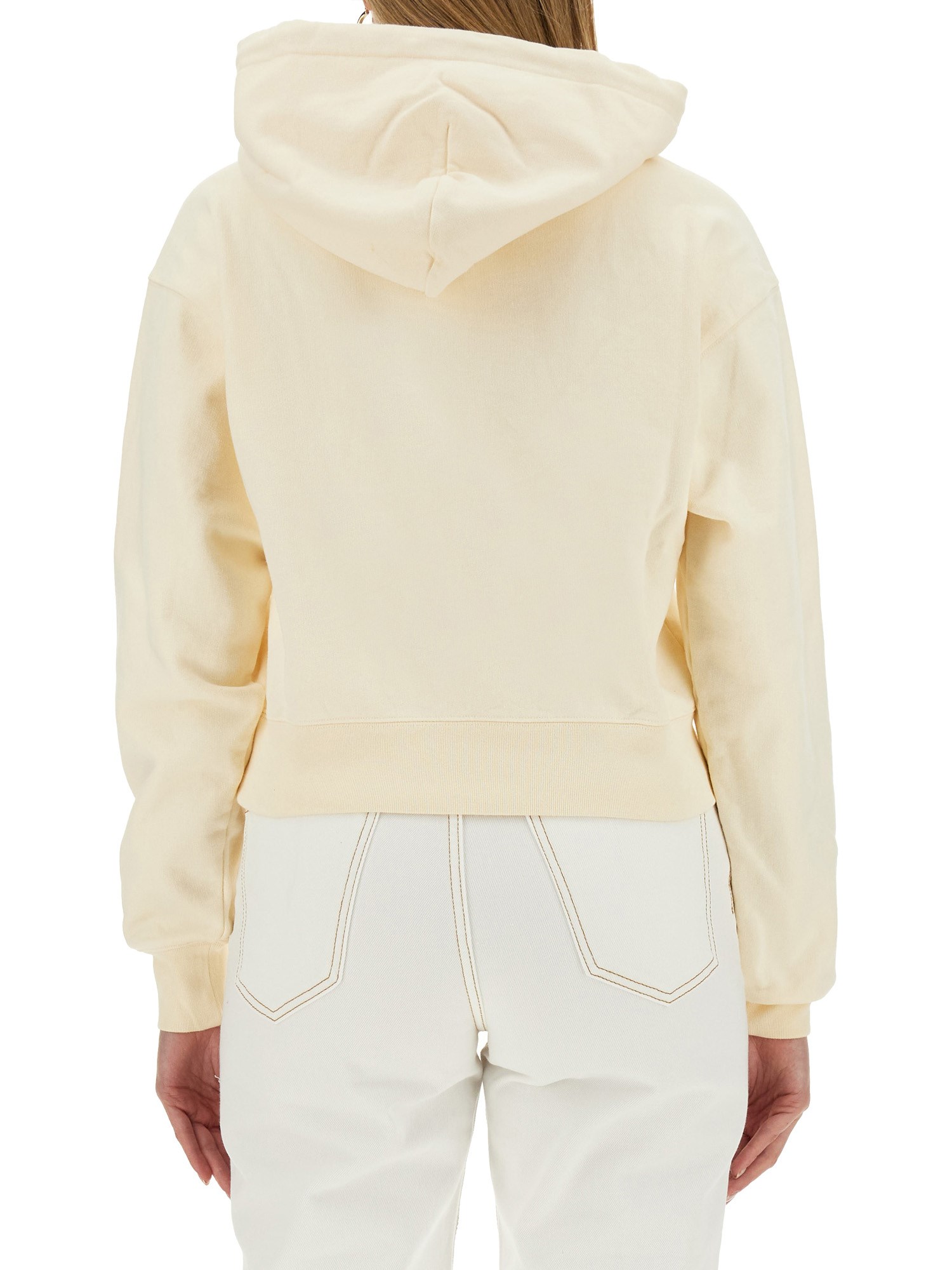 JACQUEMUS    COTTON SWEATSHIRT WITH LOGO