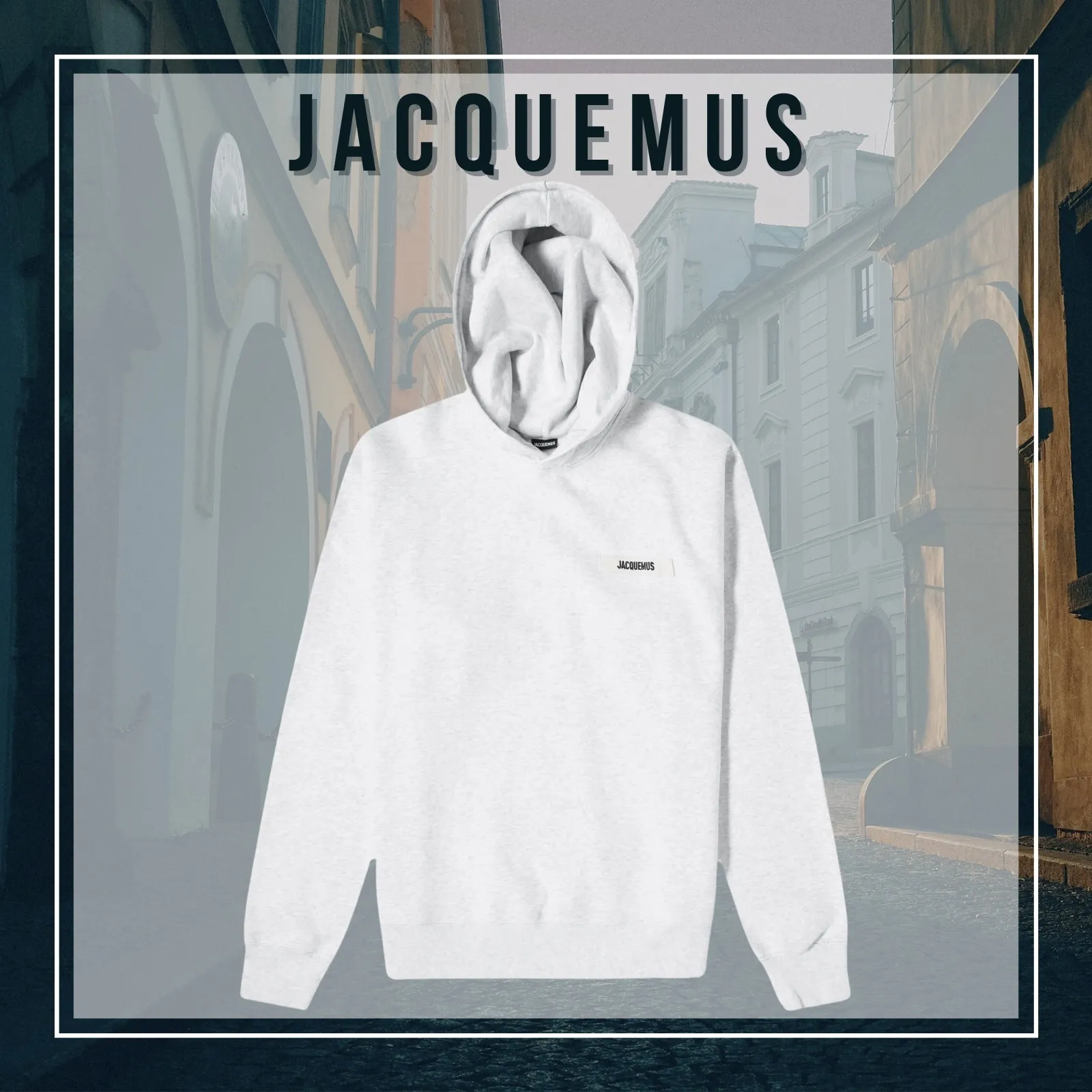 JACQUEMUS  |Unisex Street Style Long Sleeves Plain Logo Hoodies