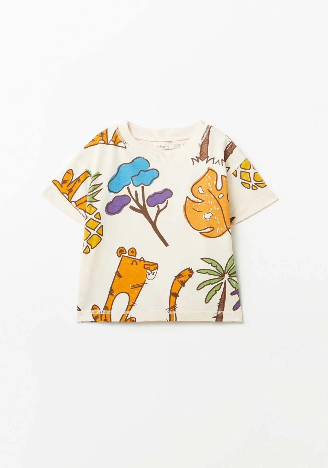 Jungle Print T-Shirt - White