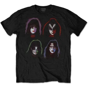 Kiss Faces T Shirt