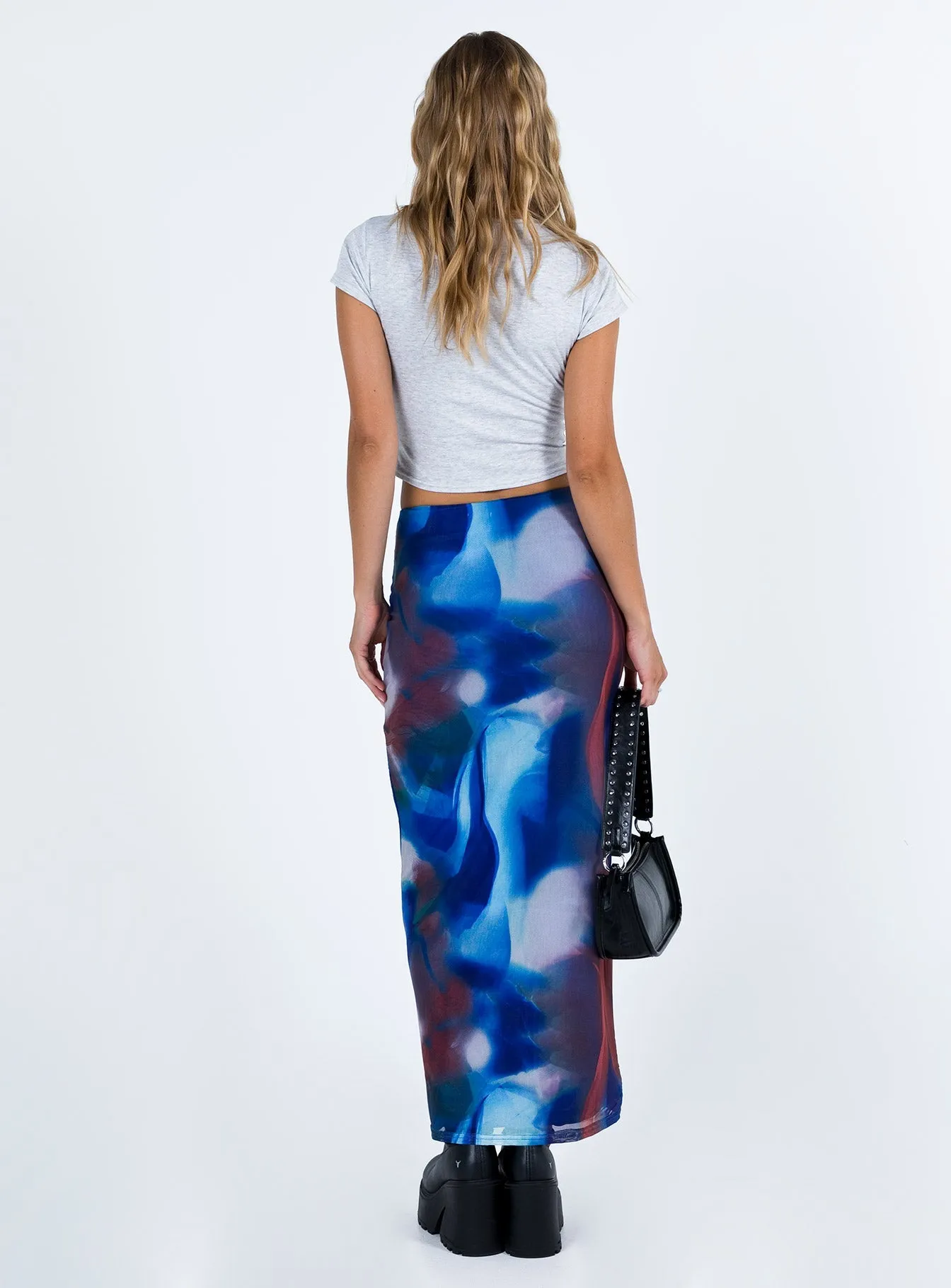 Knox Maxi Skirt Blue