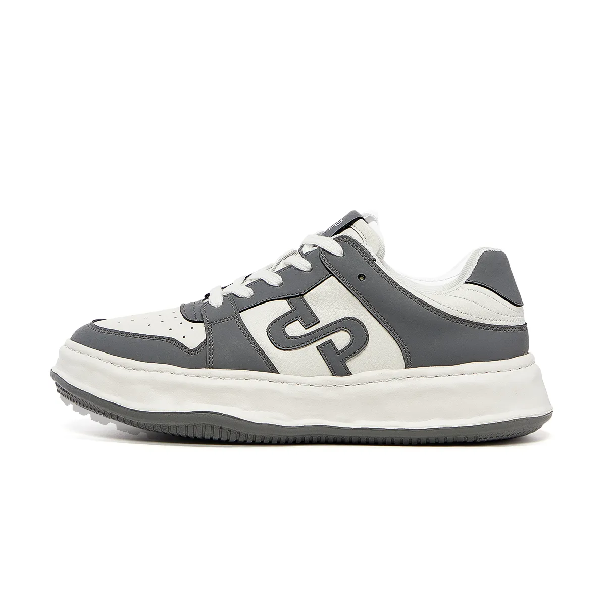 Lace-Up Suede Casual Grey 