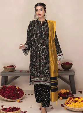 Lakhany Embroidered Lawn Unstitched 3 Piece Suit - LSM23SS LG-ZH-0038