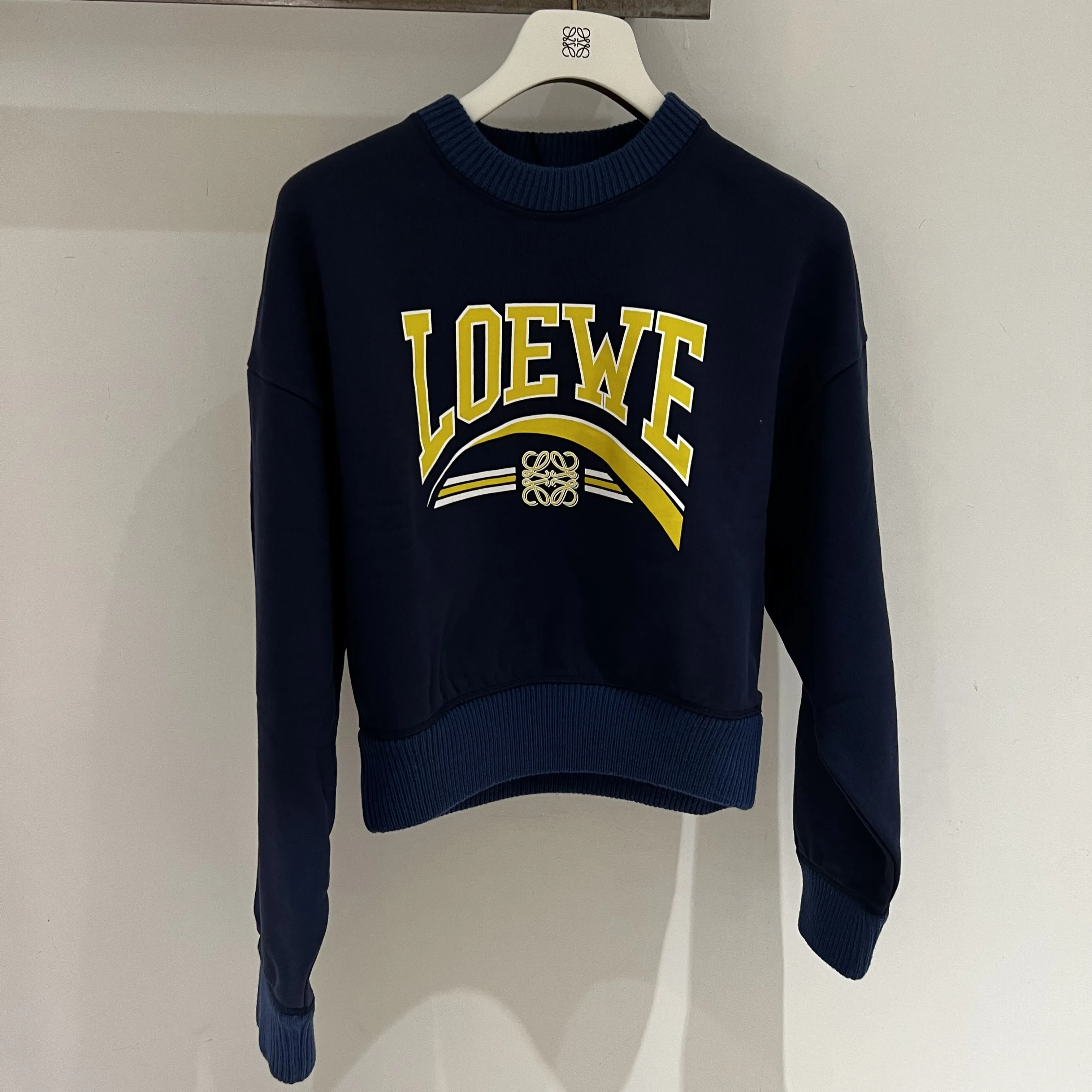 LOEWE  |Long Sleeves Cotton Logo Outlet Hoodies & Sweatshirts