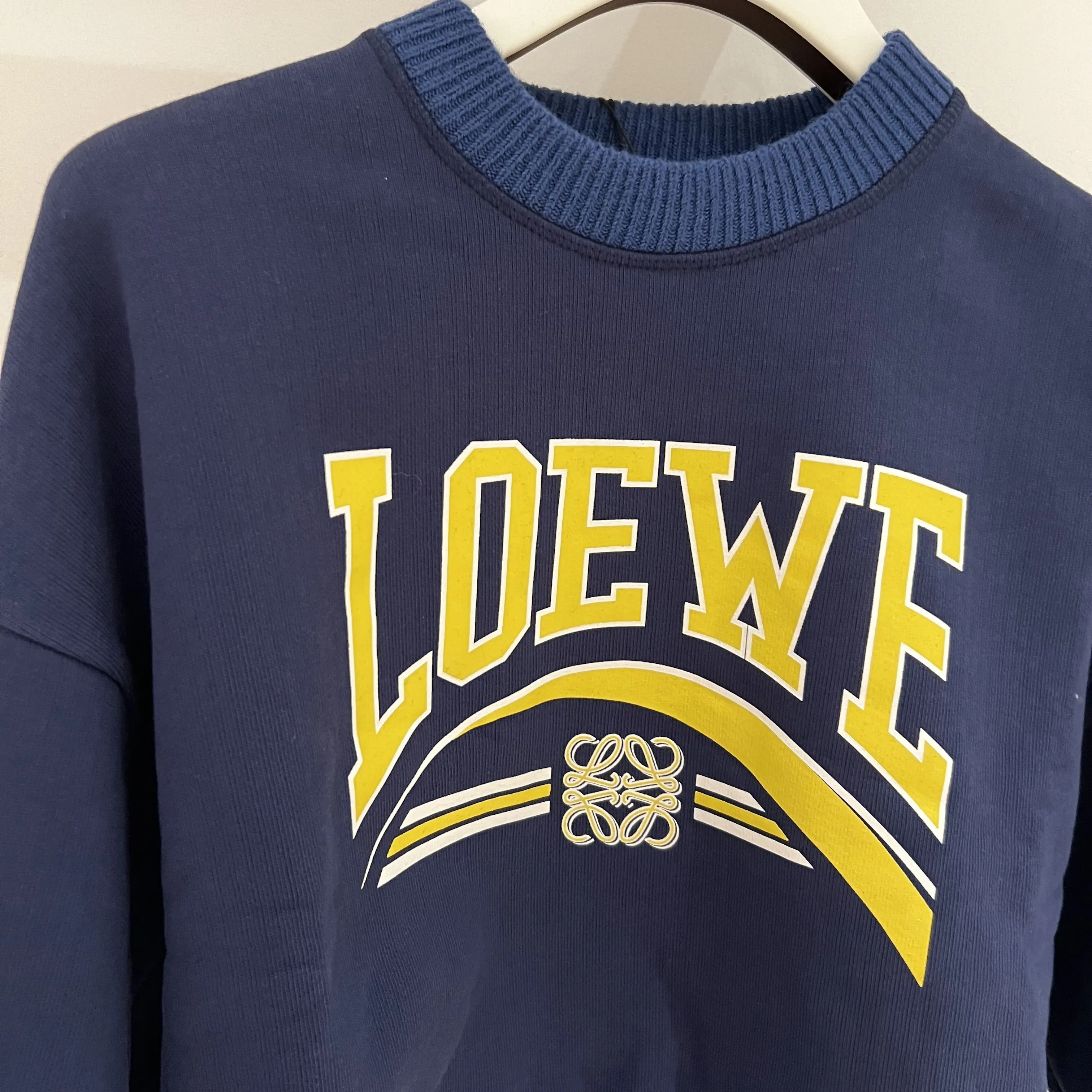 LOEWE  |Long Sleeves Cotton Logo Outlet Hoodies & Sweatshirts