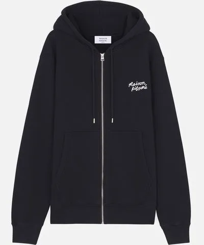 Maison Kitsune Handwriting Comfort Cotton-Jersey Hoodie