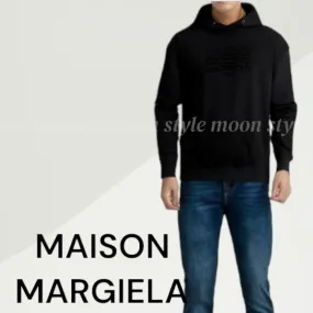 Maison Margiela  |Street Style Long Sleeves Plain Cotton Designers Hoodies