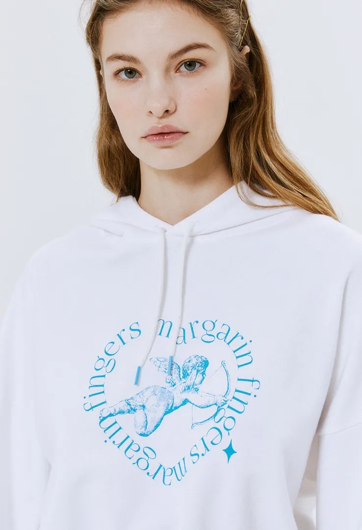 Margarin Fingers  |Street Style Logo Hoodies & Sweatshirts