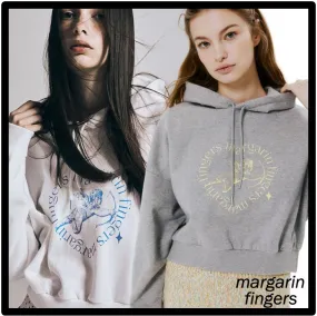 Margarin Fingers  |Street Style Logo Hoodies & Sweatshirts