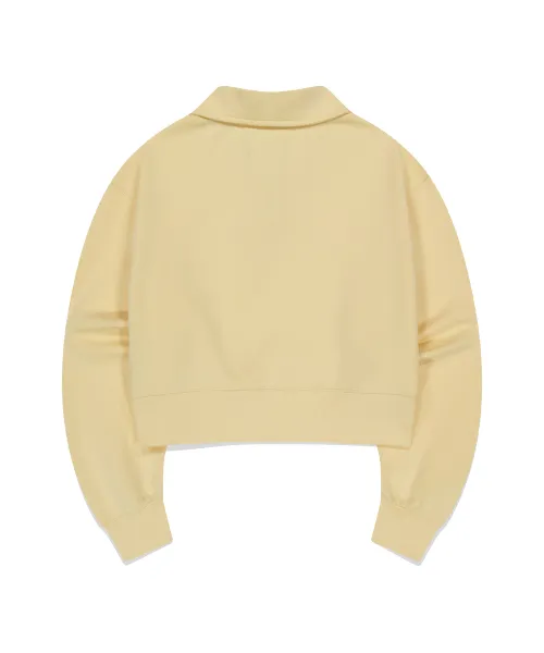 Mark Gonzales  |[WHAT IT ISNT]★WOMEN'S FLORY COLLAR HALF ZIP-UP