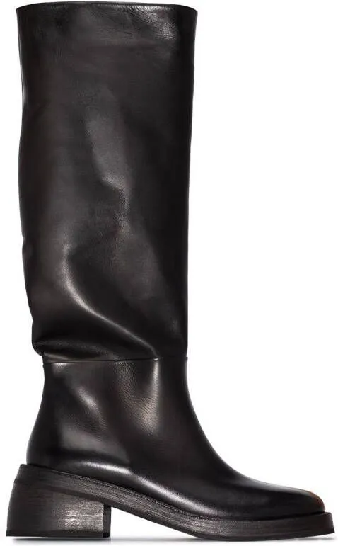 Marsèll knee-high block heel boots Black