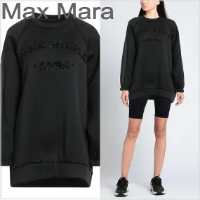 MaxMara  |Street Style Long Sleeves Hoodies & Sweatshirts