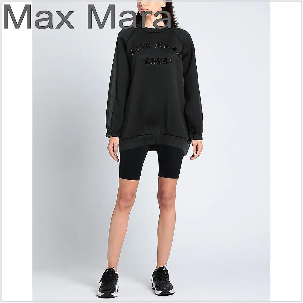 MaxMara  |Street Style Long Sleeves Hoodies & Sweatshirts