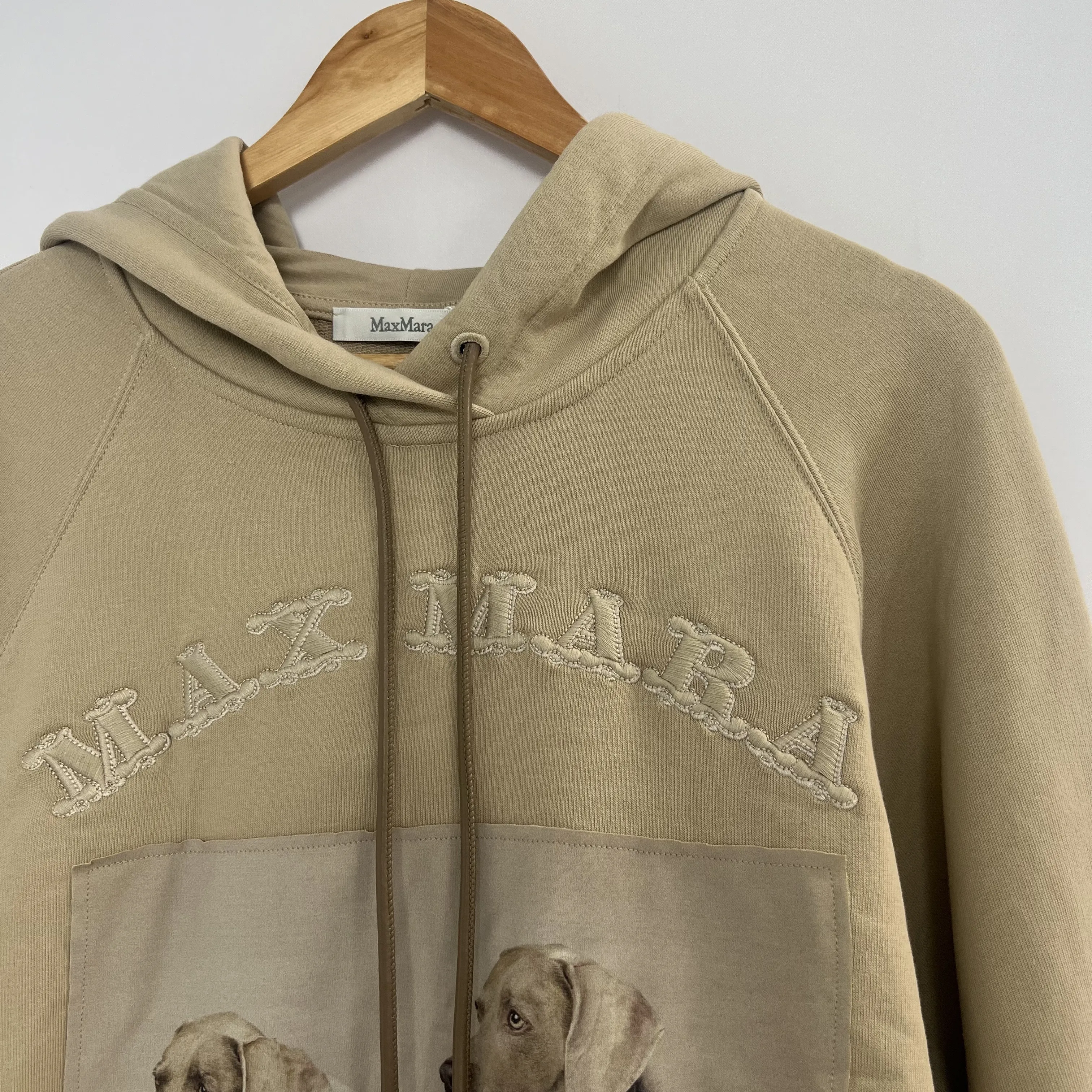 MaxMara  |Unisex Street Style Logo Hoodies & Sweatshirts