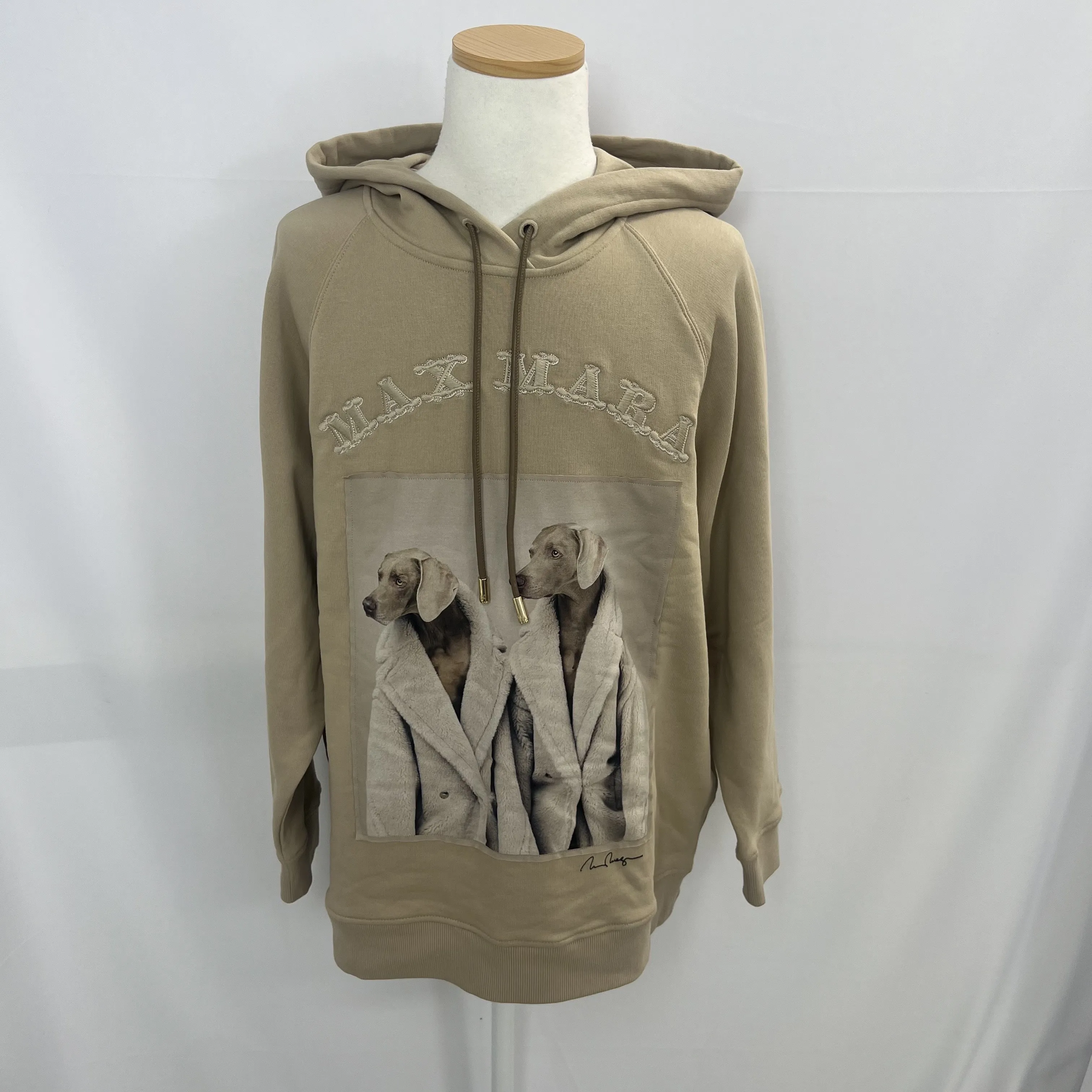 MaxMara  |Unisex Street Style Logo Hoodies & Sweatshirts