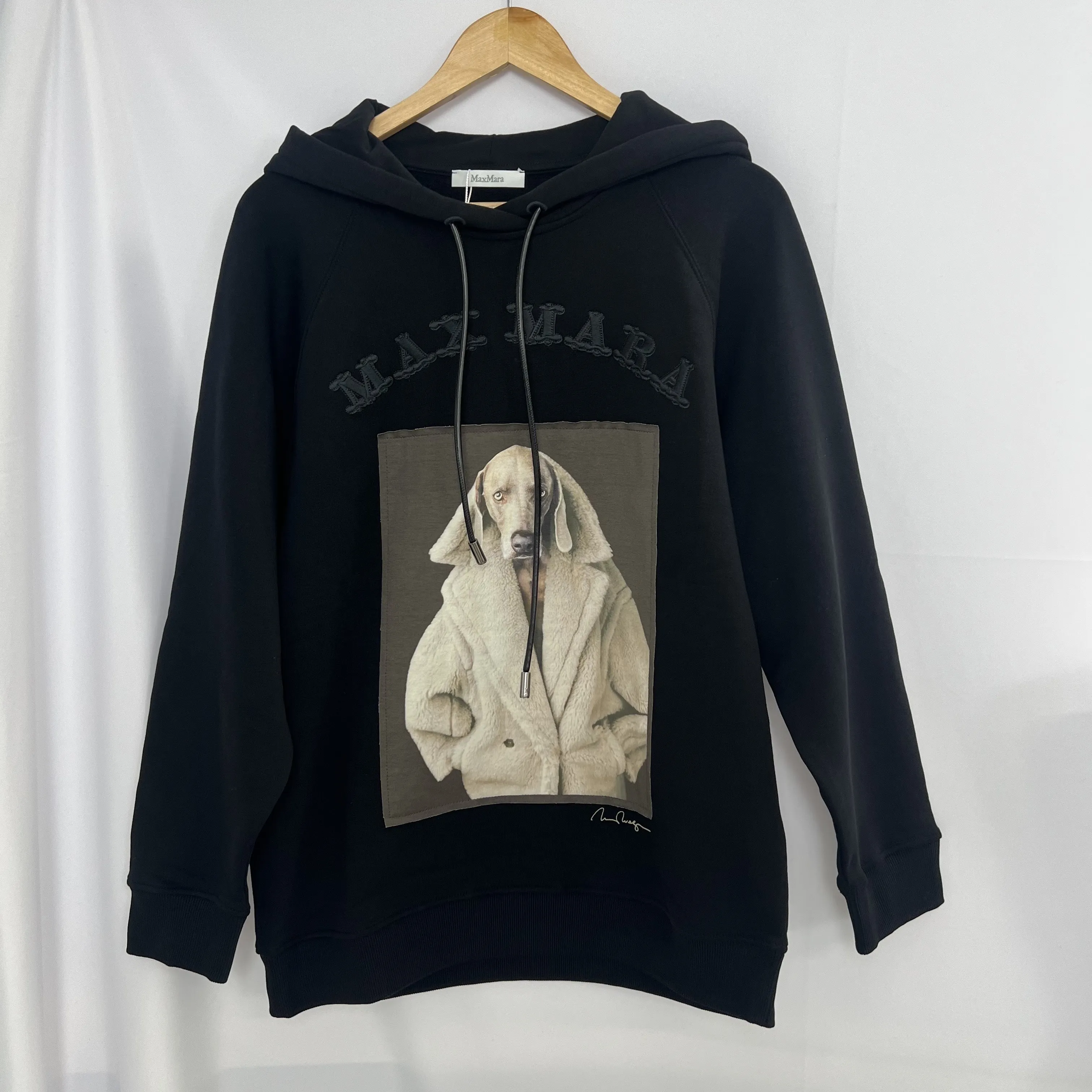 MaxMara  |Unisex Street Style Logo Hoodies & Sweatshirts