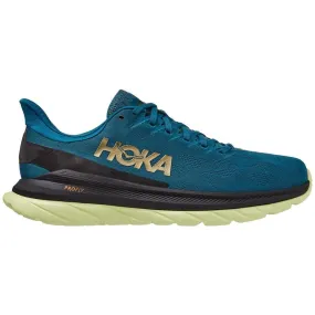 Men's HOKA ONE ONE Mach 4, Blue Coral/Black, 9 D Medium