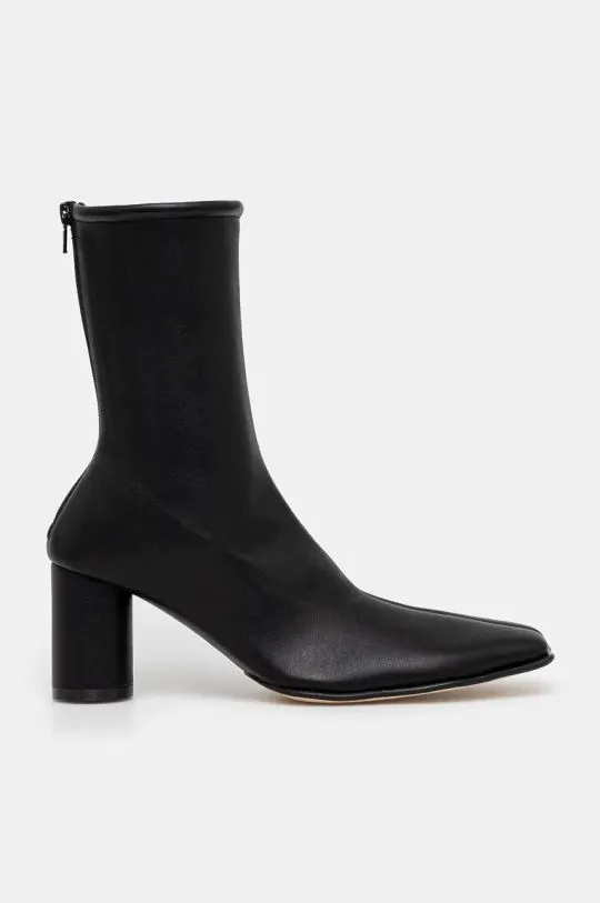 MM6 Maison Margiela ankle boots women's black color S66WU0120.P7973