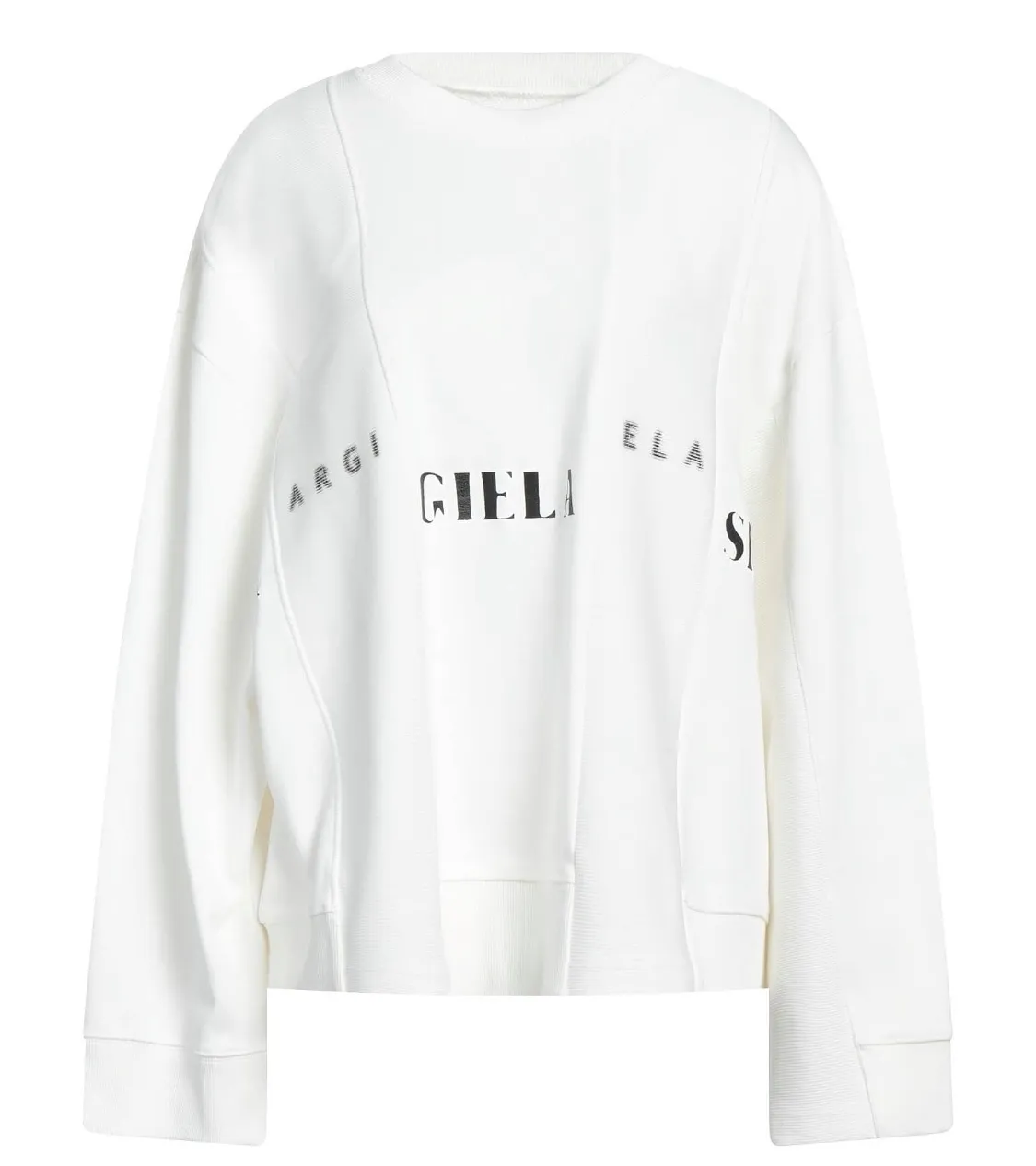 MM6 Maison Margiela  |Crew Neck Long Sleeves Plain Cotton Logo