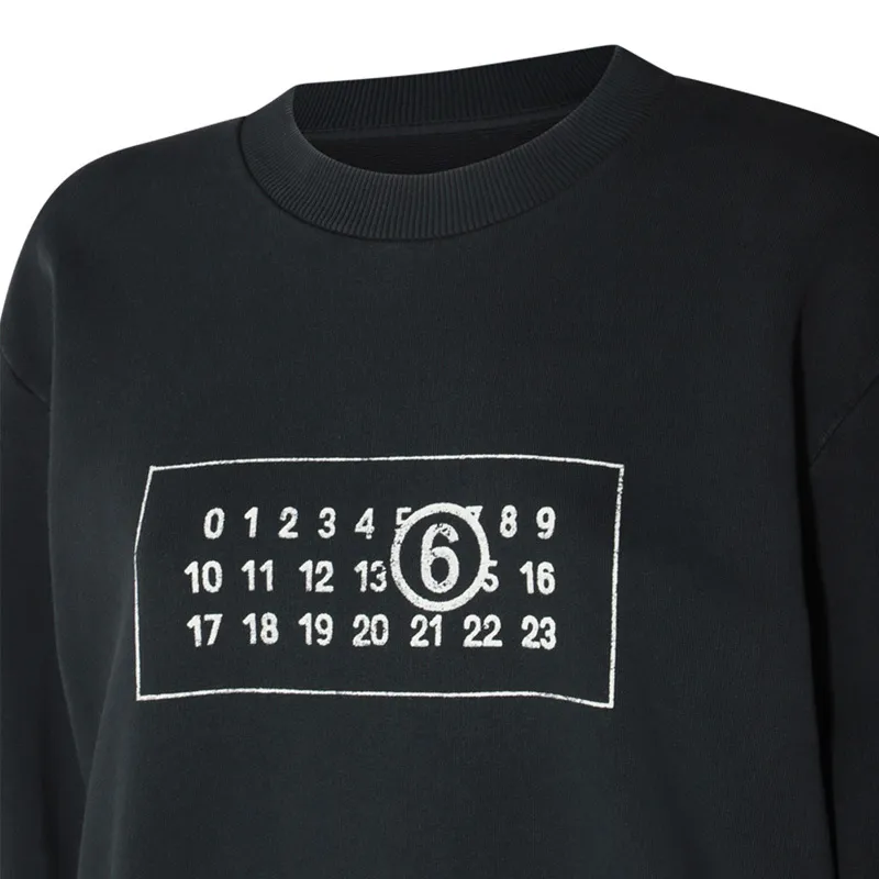 MM6 Maison Margiela  |Crew Neck Sweat Long Sleeves Plain Cotton Logo