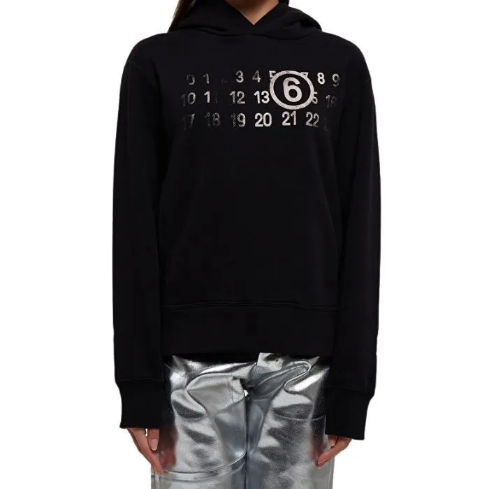 MM6 Maison Margiela  |Unisex Long Sleeves Cotton Logo Hoodies & Sweatshirts