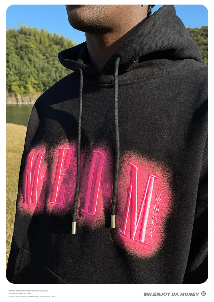 MR. ENJOY DA MONEY  |Unisex Long Sleeves Cotton Logo Hoodies