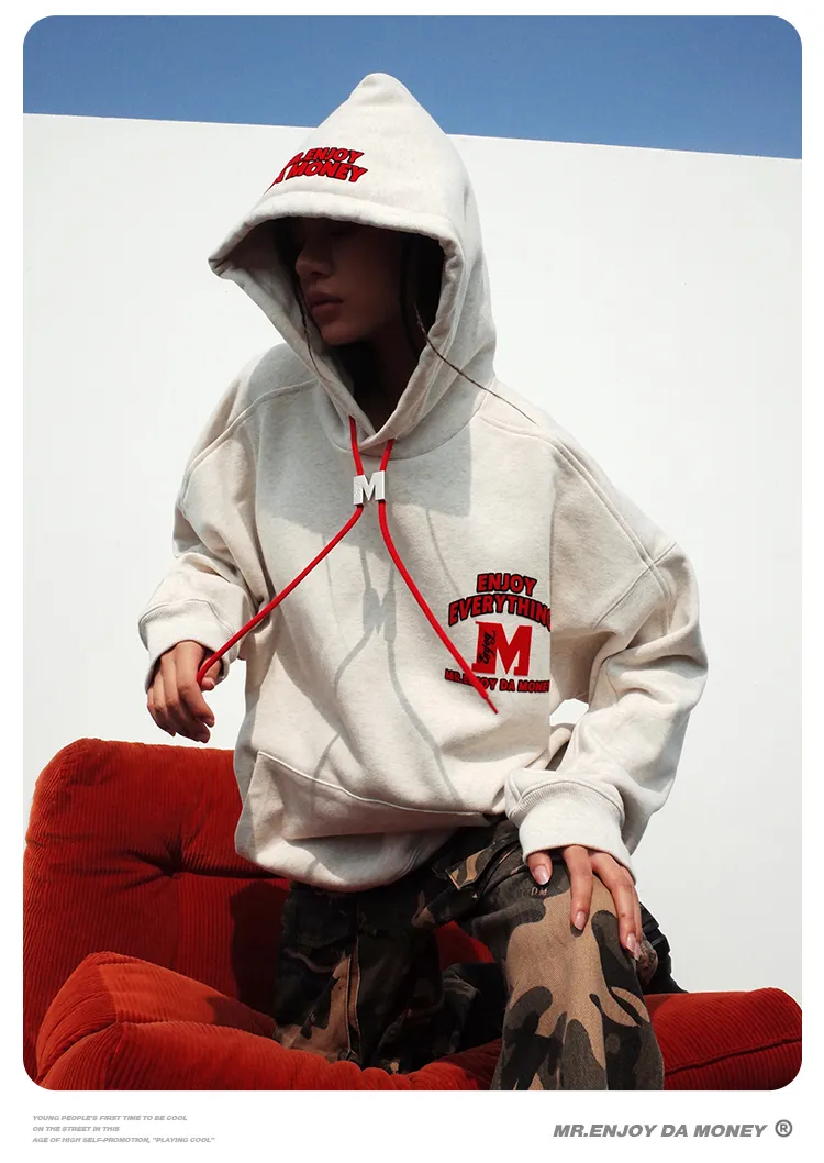 MR. ENJOY DA MONEY  |Unisex Street Style Hoodies & Sweatshirts