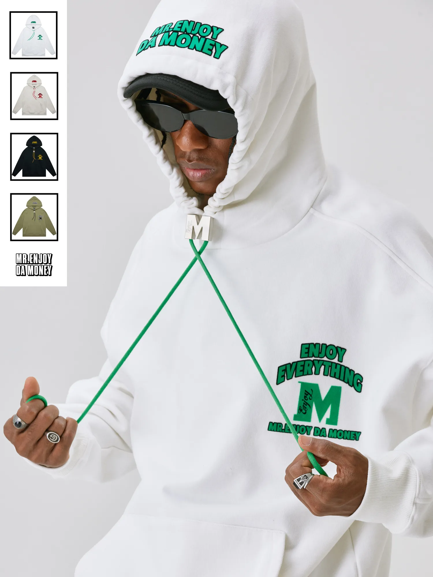 MR. ENJOY DA MONEY  |Unisex Street Style Hoodies & Sweatshirts