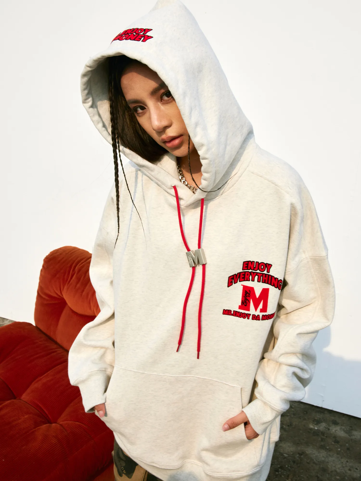 MR. ENJOY DA MONEY  |Unisex Street Style Hoodies & Sweatshirts