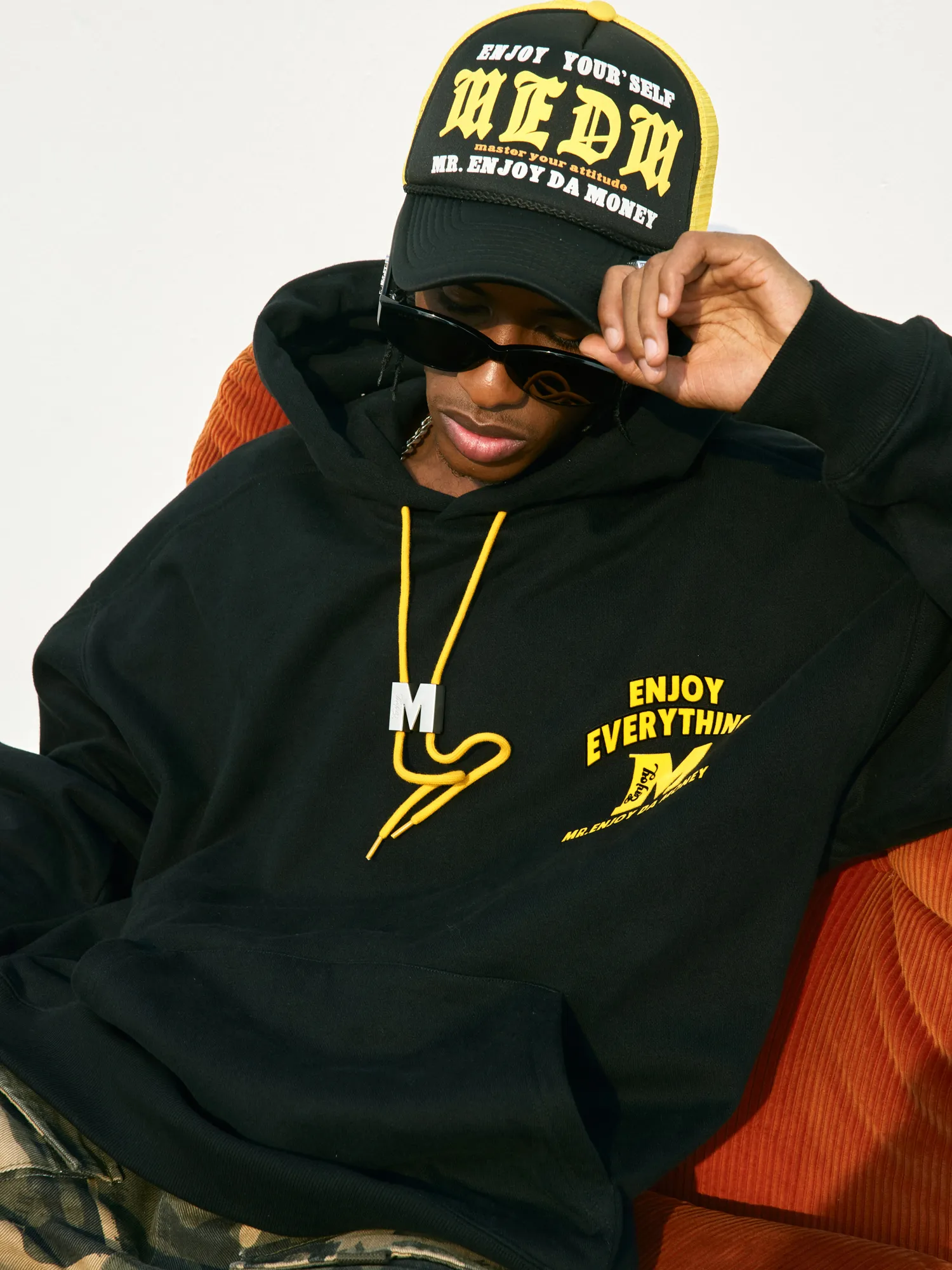 MR. ENJOY DA MONEY  |Unisex Street Style Hoodies & Sweatshirts