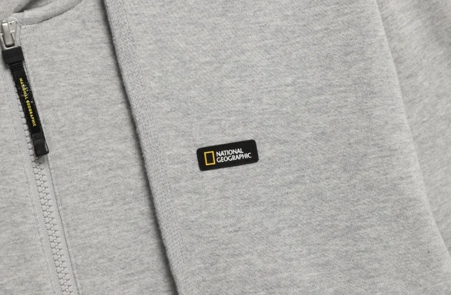 NATIONAL GEOGRAPHIC  |Unisex Street Style Logo Hoodies