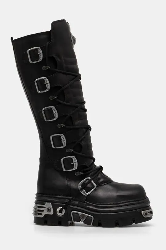 New Rock boots ITALI Y NOMADA + REACTOR E14 TOBERAS ORIF Y C women's black color M-272-S1